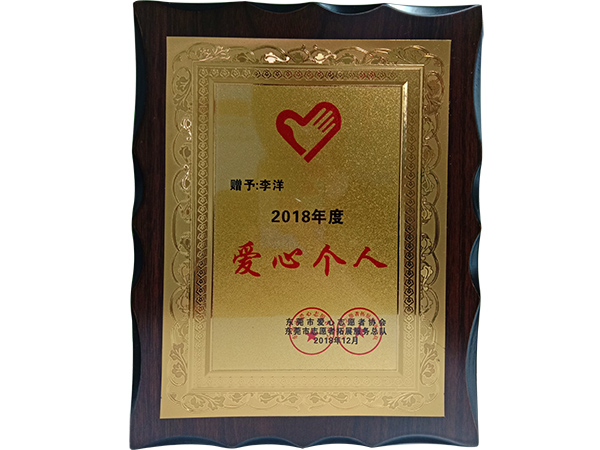 2018个人爱心